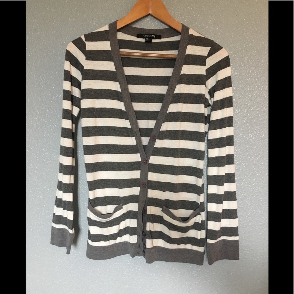 Forever 21 Small striped light sweater